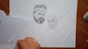 draw realistic pencil portrait drawing with video time lapse