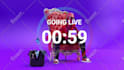 create catchy countdown timer for your live streaming