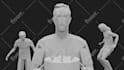 create low poly 3d character animations