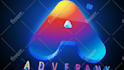 create 2 cool 3d glowing logo intros