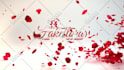create an nature flower flying leaves intro