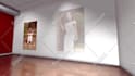 create realistic 3d photo art gallery picture slideshow