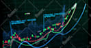 create 4k crypto trading video intro with custom texts and logo