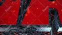 create 3d grunge metal and fire logo intro