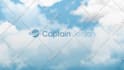do jet plane fly through sky clouds logo reveal intro opener