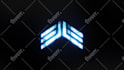 create modern glitch logo reveal