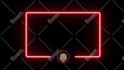 design animated webcam overlay with neon and nice effects