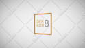 do clean creative text spin business logo reveal video intro