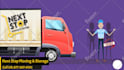 do moving service company or movers 2d animated promo video