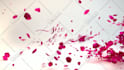 create an nature flower flying leaves intro