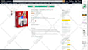 an onscreen website or document presentation