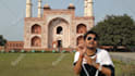 record a video at mughal king akbar royal palace