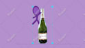 make bottle reveal logo in new year video