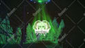 make alien ufo abduction logo reveal intro