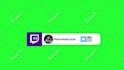 create twitch follow, subscribe or prime animation