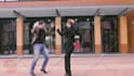 add logo and text funny dancing video promo ads