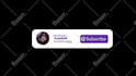 create twitch follow, subscribe or prime animation
