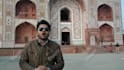 record a video at mughal king akbar royal palace
