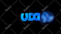 create energetic particle logo and text intro animation