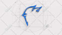 create elegant 3d architect sketch logo or text animation