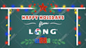 create a animated christmas card