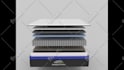3d axonometric and exploded view of your mattress or product