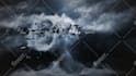 create shatter 3d dark sky logo reveal intro video