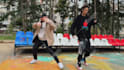 make dance video with two dancers on your music
