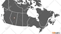 create map animation with text and icon