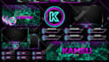 design twitch logo, stream animated overlay kick, twitch stream package, screens