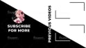 youtube outro and end screen custom animation
