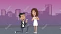 create a gorgeous romantic animated wedding invitation video