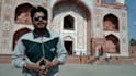 record a video at mughal king akbar royal palace