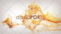 elegant gold particle logo animation