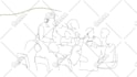 draw minimalist animations with continuous lines