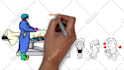professionally create whiteboard animation video
