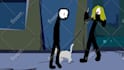 create a stick figure animation