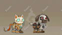 design your customized 2d character assets and animation for your game