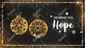 make a beautiful glittering happy new year video