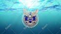 create this underwater logo animation