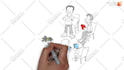 create a colorful whiteboard animation video