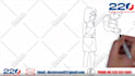 create a construction white board animation video