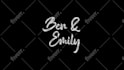 create handwriting animation with transparent background