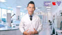 be your presenter in white labcoat