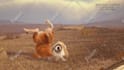 add logo and slogan in funny road cross video ads