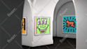 create slideshow video with a realistic 3d art gallery, slideshow or promo video