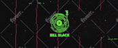 create glitch logo visuals for dj gigs