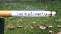 burn a cigarette with your message on it