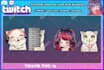 create and animate chibi twitch emotes, for your stream