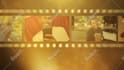 make film projector logo intro in 4k